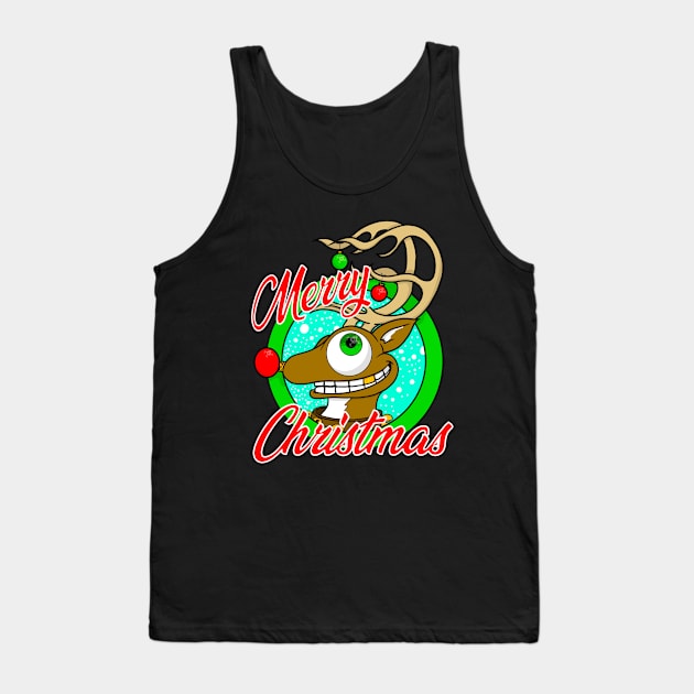 Rudolph Tank Top by Art by Daniel Moore